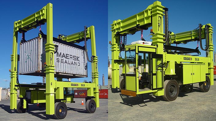 Isoloader Low Height Straddle Carriers for chemical plants